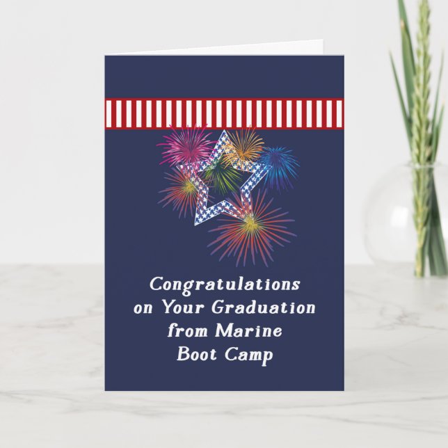Tarjeta de campamento de inicio de graduación mari (Anverso)