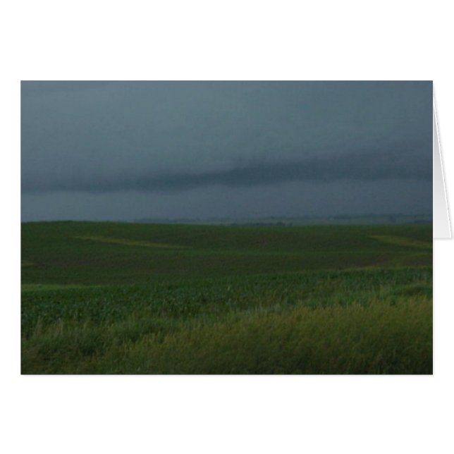 Tarjeta de campo de tormenta (Anverso (Horizontal))