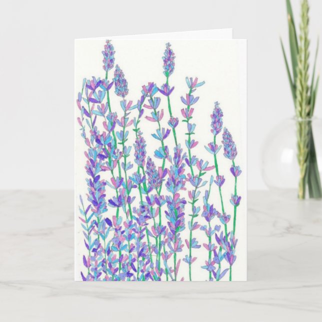 Tarjeta de campo Lavender (Anverso)