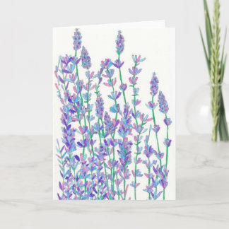 Tarjeta de campo Lavender