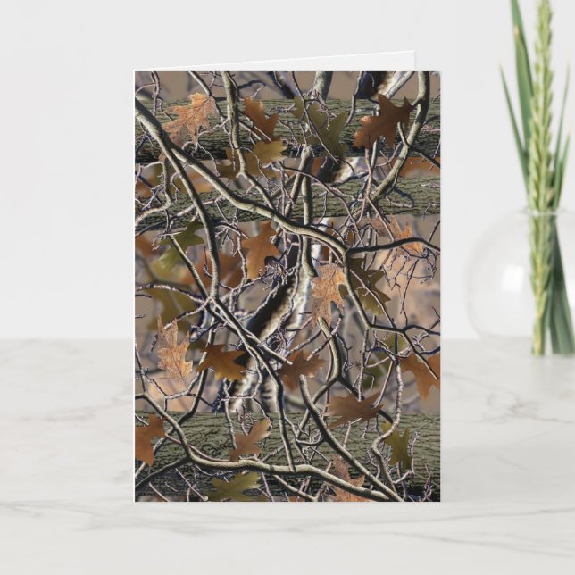 Tarjeta de camuflaje, Cumpleaños, Eventos, Caza, G (Anverso)