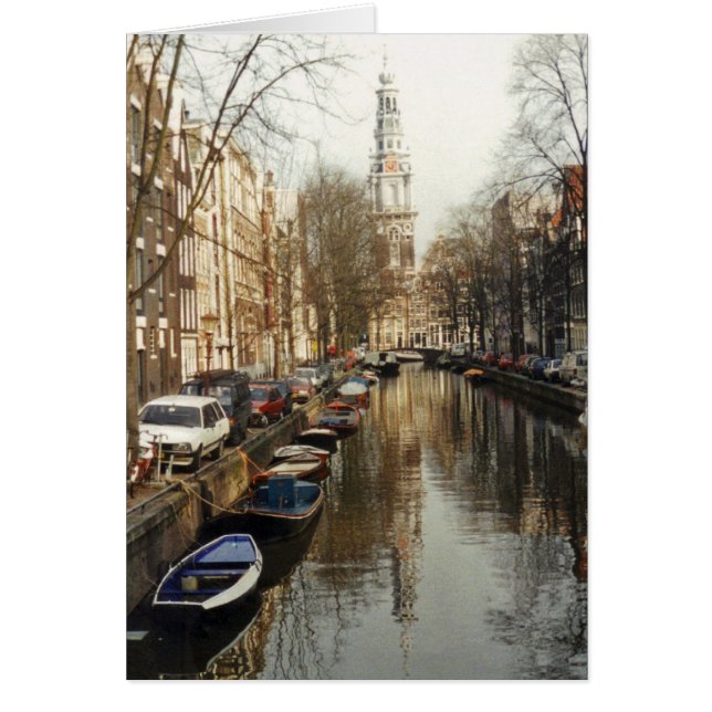 Tarjeta de Canal de Amsterdam (Frente)