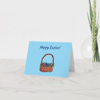 Tarjeta de canasta de Pascua