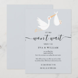 Tarjeta de cancelación de Baby Shower o Sprinkle