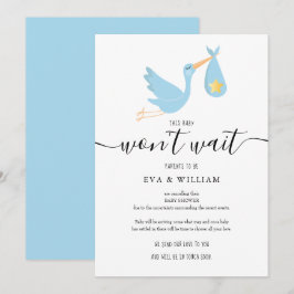 Tarjeta de cancelación de Sprinkle para Baby Showe