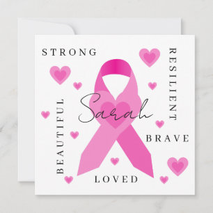 Tarjeta de cáncer de mama