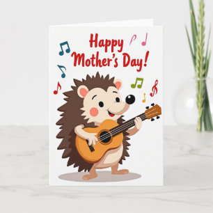 Tarjeta de canción dulce para el día de la madre