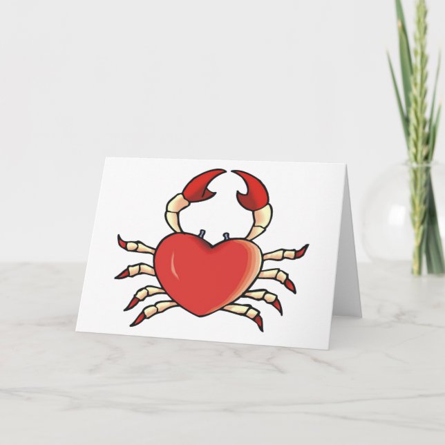 Tarjeta de cangrejo cardíaco (Anverso)