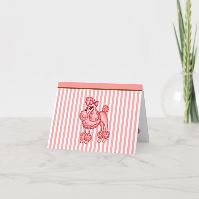 Tarjeta de Caniche (Anverso)