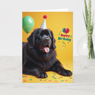Tarjeta de Canino Esponjoso Alegre