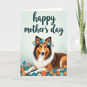 Tarjeta de Canino Leal con Hojas de Aluminio Falsa