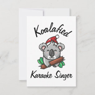 Tarjeta de Cantante de Karaoke Koalificado