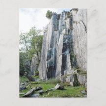 Tarjeta de cantera abandonada