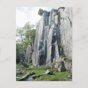 Tarjeta de cantera abandonada