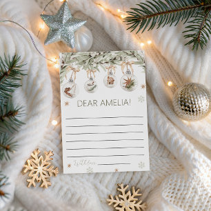 Tarjeta de Cápsula de Tiempo de Invierno Onederlan