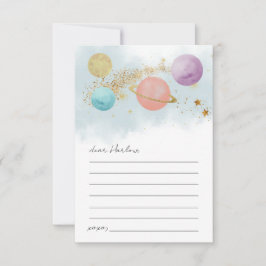 Tarjeta de cápsula del tiempo de cumpleaños en el