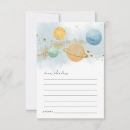 Tarjeta de cápsula del tiempo de cumpleaños en el 