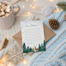 Tarjeta de cápsula del tiempo de Winter ONEderland