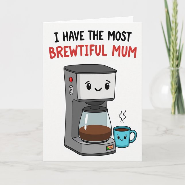 Tarjeta de Cara de Mamá Brewtiful Dulce (Anverso)