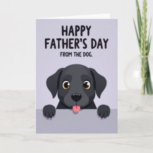 Tarjeta de Cara de Mascota del Día del Padre Amoro