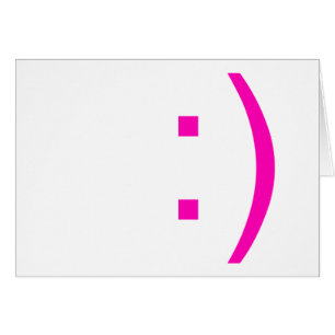 tarjeta de cara del emoticon