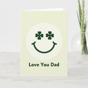 Tarjeta de Cara Sonriente 'Te Quiero Papá'