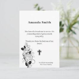 Tarjeta de caridad de conmemoración