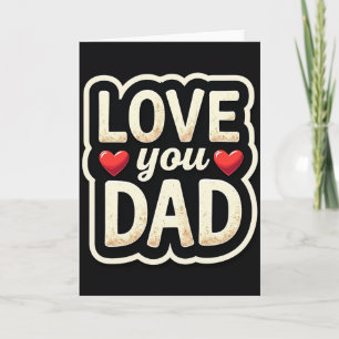 Tarjeta de Cariño para Papá Vintage