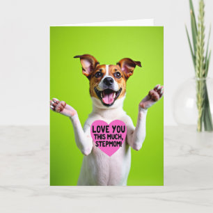 Tarjeta de Cariño para Perro Verde Lima