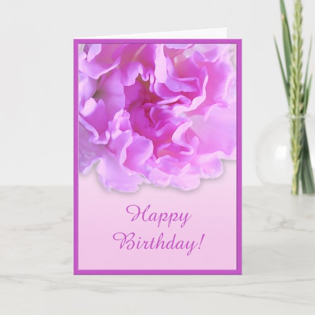 Tarjeta de Carnación de Fuchsia (Anverso)