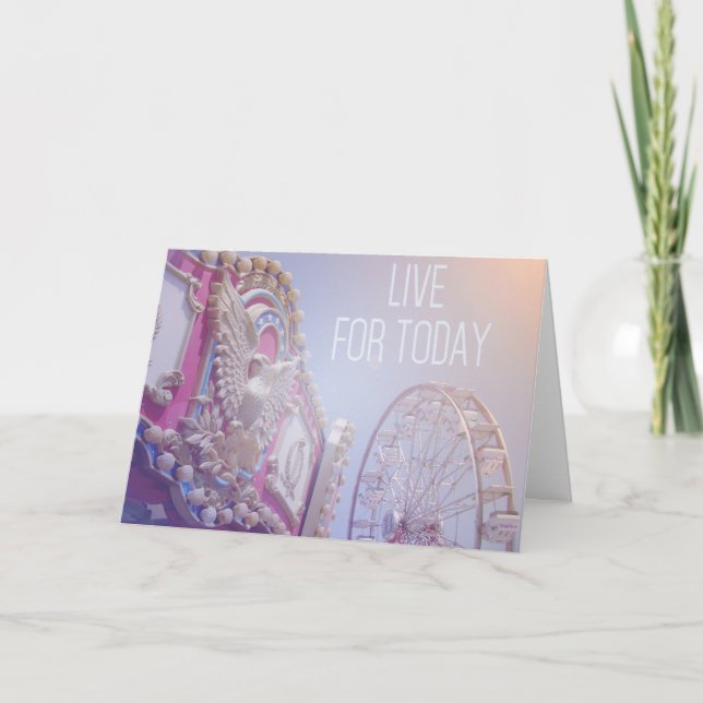 Tarjeta de Carnaval | Vive el Hoy (Anverso)