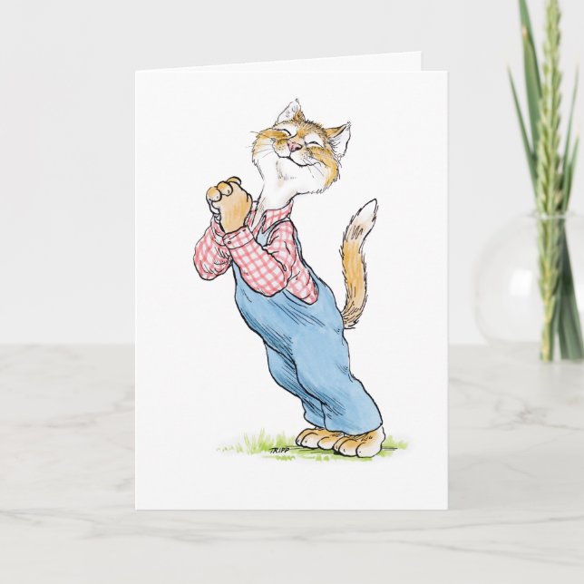 Tarjeta de carne del gato (Anverso)
