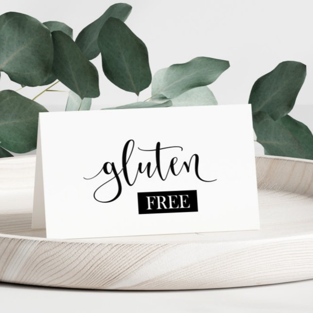 Tarjeta de carpas Gluten Free Table (Subido por el creador)