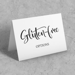 Tarjeta de carpas Gluten Free Table