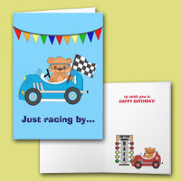 Tarjeta de Carrera de Azar para Niños