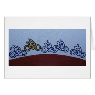 Tarjeta de carreras de ciclo Peloton