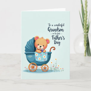 Tarjeta de Carruaje del Día del Padre Floral