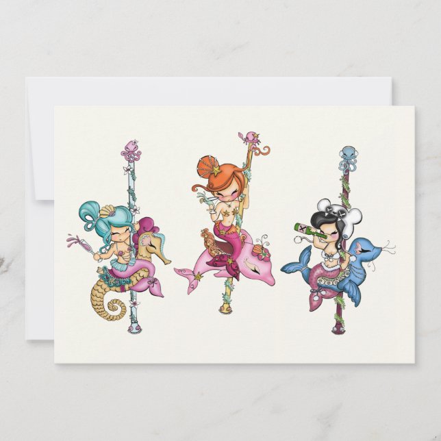 Tarjeta de carrusel de mar (Anverso)