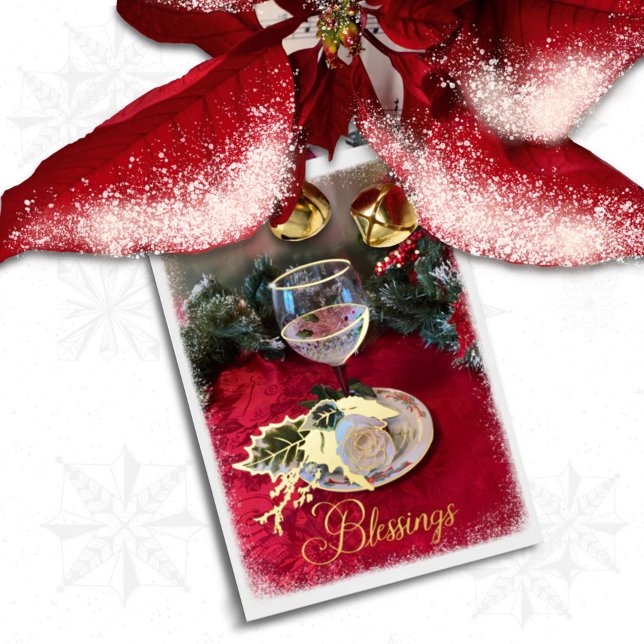 Tarjeta de carta de bendiciones de Navidad (Subido por el creador)