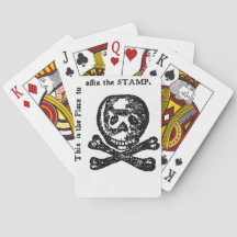 Tarjeta de Cartas con Sello de Impuesto de Muerte