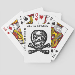 Tarjeta de Cartas con Sello de Impuesto de Muerte