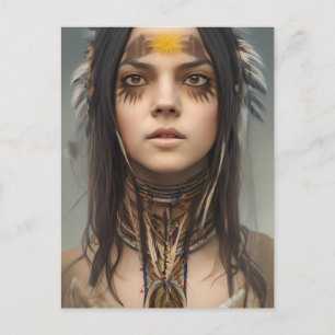 TARJETA DE CARTEL DE JÓVENES DE LA BONITO INDIA NA