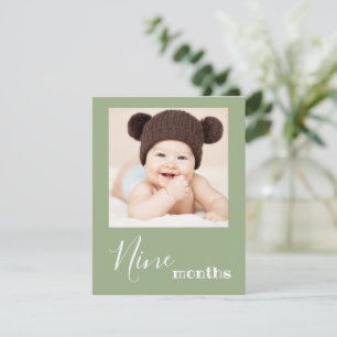 Tarjeta de carteles de cumpleaños inicial de foto 
