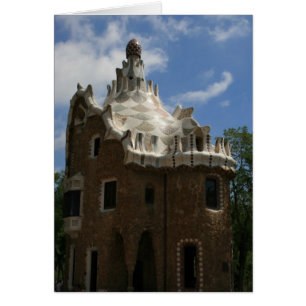 Tarjeta de casa de Gaudí