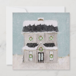 Tarjeta de casa para navidades