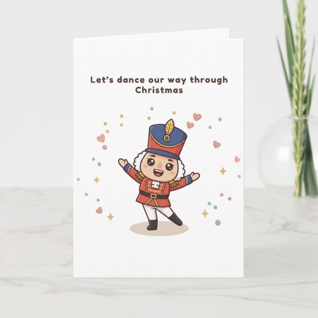 Tarjeta de Cascanueces para Bailar (Anverso)