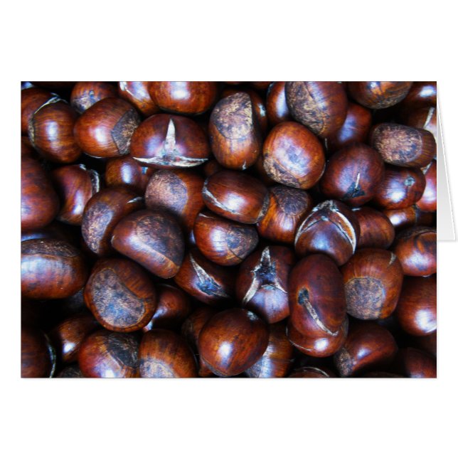 Tarjeta de castañas (Anverso (Horizontal))