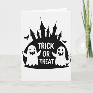 Tarjeta de Castillo de Truco o Trato