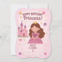 Tarjeta de Castillo Princesa