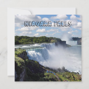 Tarjeta de cataratas del Niagara